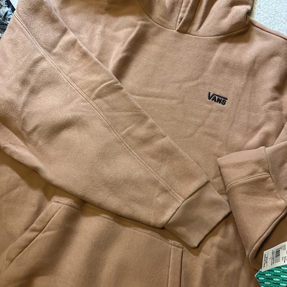 VANS brands, light brown cush comfy hoodie with kangaroo pocket, so soft - Picture 5 of 10